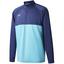 Yonex Kids Zip Midlayer - Navy/Sky - thumbnail image 1