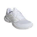 Adidas Womens Gamecourt 3 Tennis Shoes - Cloud White/Zero Metallic - thumbnail image 5