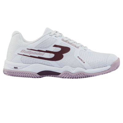 Bullpadel Womens Indiga 26V Padel Shoes - White/Plum