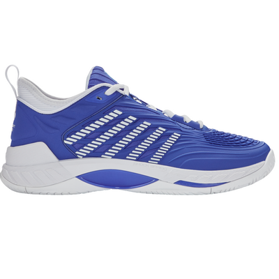 K-Swiss Mens Hypercourt Supreme 2 Tennis Shoes - White/Dazzling Blue/Baltic Sea
