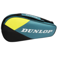 Dunlop Tac Sx Club 3 Racket Bag - Teal/Black/Yellow