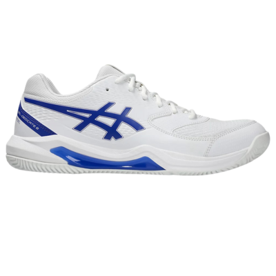 Asics Mens Gel-Dedicate 8 Padel Shoes - White/Dark Cobalt