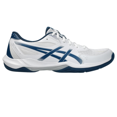 Asics Mens GEL-Rocket 12 Indoor Court Shoes - White/Mako Blue