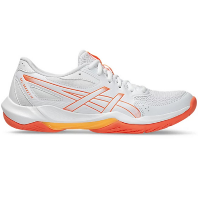 Asics Womens GEL-Rocket 12 Indoor Court Shoes - White/Coral