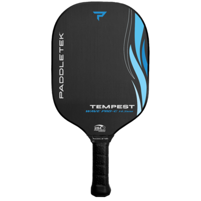 Paddletek Tempest Wave Pro-C 14.3mm Pickleball Paddle- Blue
