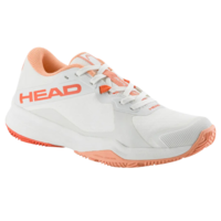 HEAD Womens Motion Team Padel Shoes - White / Coral