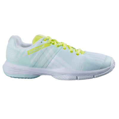 Babolat Womens Sensa Padel Shoes - Blue/Sulphur Spring