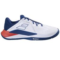 Babolat Mens Propulse Fury 3 All Court Tennis Shoes - White/Estate Blue