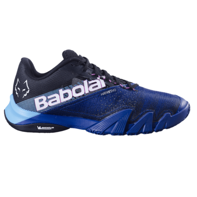 Babolat Mens Jet Premura 2 Lebron Padel Shoes - Black/Mazarine Blue