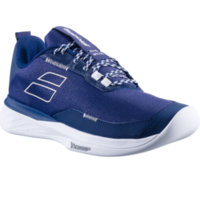 Babolat Womens SFX Evo Tennis Carpet Shoes - Blue/White