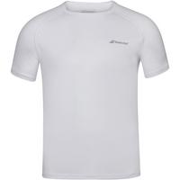 Babolat Boys Play Crew Neck Tee - White