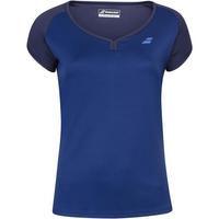 Babolat Girls Play Cap Sleeve Top - Estate Blue