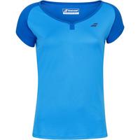 Babolat Girls Play Cap Sleeve Top - Blue Aster