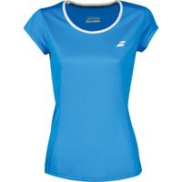 Babolat Girls Core Flag Club Tee - Diva Blue