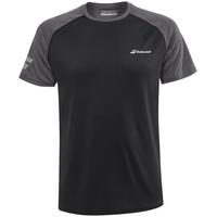 Babolat Mens Play Crew Neck Tee - Black