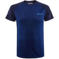 Babolat Mens Play Crew Neck Tee - Estate Blue