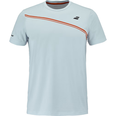 Babolat Mens Play Crew Neck Tee - Illusion Blue