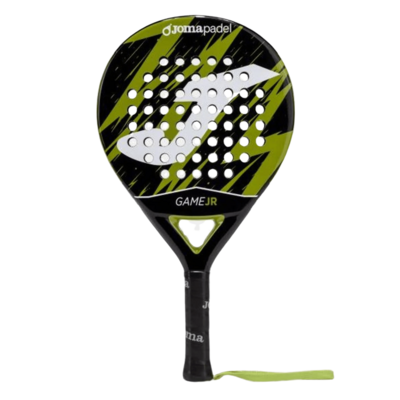Joma Game Junior Padel Racket - Black/Green