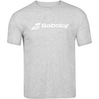 Babolat Boys Exercise Crew Neck Tee - High Rise Heather