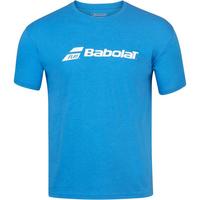 Babolat Boys Exercise Crew Neck Tee - Blue Aster Heather