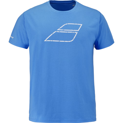 Babolat Mens Exercise Message Tee - Blue