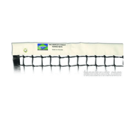 Edwards Championship Singles Tennis Net - 3.5mm Netting Double-Stitch Vinyl Headband