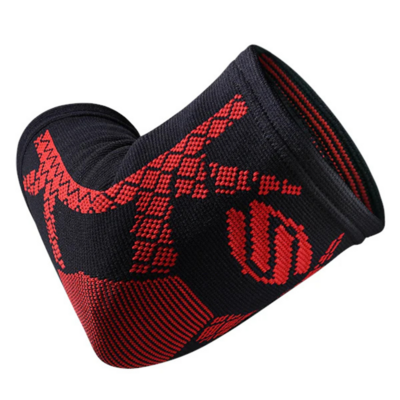 Selkirk 4D Knitted Elbow Support - Black/Red