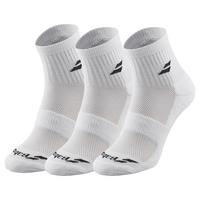 Babolat Quarter Socks (3 Pairs) - White