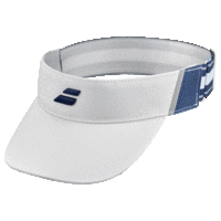 Babolat Elastic Visor - White/Estate Blue