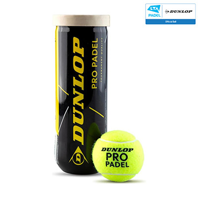 Dunlop Pro Padel Balls (3 Balls Can)
