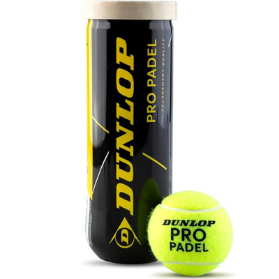 Dunlop Pro Padel Balls (3 Balls Can)