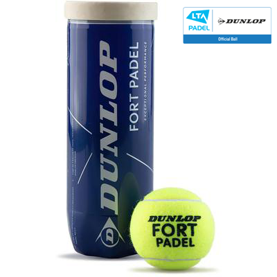 Dunlop Fort Padel  Balls (3 Ball Can)