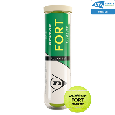 Dunlop Fort All Court Tournament Select Tennis Balls (4 Ball Tube)