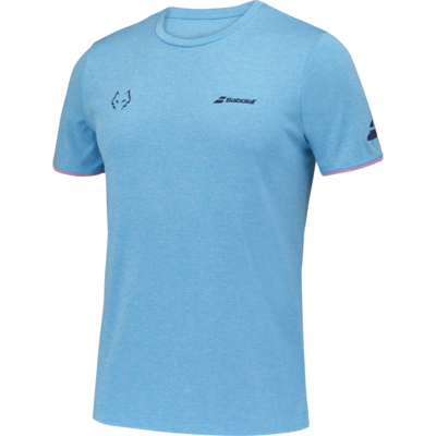 Babolat Mens Lebron Padel Crew Neck Tee - Cyan