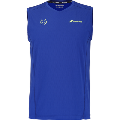 Babolat Mens Muscle Tank Top Juan Lebron- Blue Depths