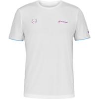 Babolat Mens Lebron Padel Crew Neck Tee - White