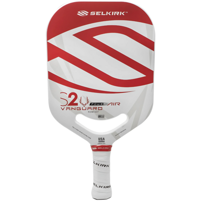 Selkirk Vanguard Power Air (S2) Pickleball Paddle- White/Red