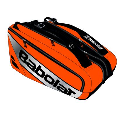 Babolat RH Pro Juan Lebron 2nd Gen Padel Racket Bag- Orange/Black