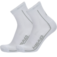 HEAD Performance Short Crew Socks (2 Pairs) - White
