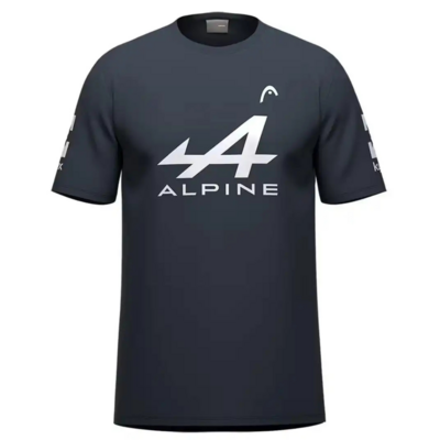 HEAD Mens T Shirt Arturo Coello Sponsor - Navy