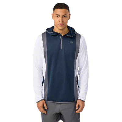 HEAD Mens Club 25 Tech Hoodie- Navy/White