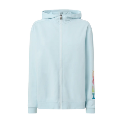 HEAD Womens Rally Full Zip Hoodie - Light Blue