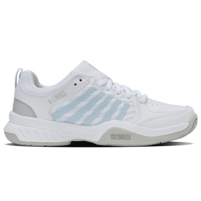 K-Swiss Womens Court Express 2 Tennis Shoes - White/Blue