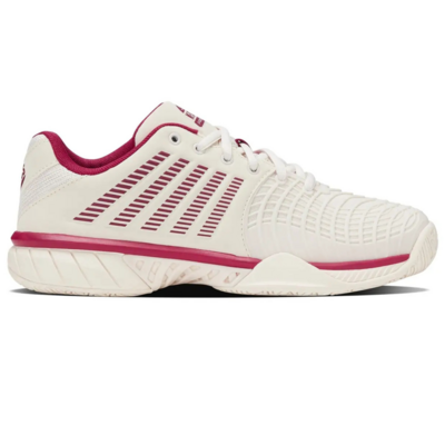 K-Swiss Women Express Light 3 Padel Shoes - White/Pink