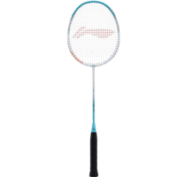 Li-Ning Axforce 9 Badminton Racket [Strung] - White/Blue