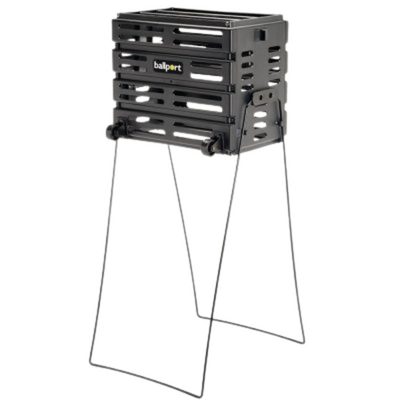 Tourna Deluxe Ballport with Wheels (80 Balls) - Black