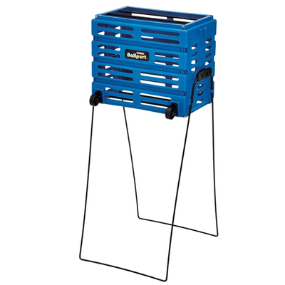 Tourna Deluxe Ballport with Wheels (80 Balls) - Blue