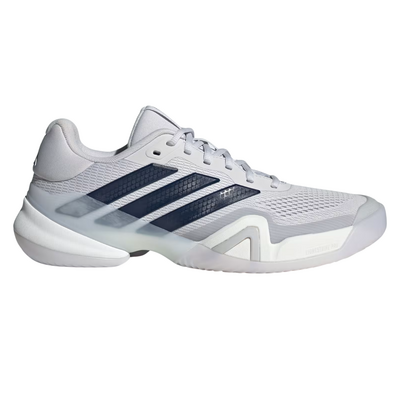 Adidas Mens Barricade 14 Tennis Shoes - Dark Grey/Aurora Ink/Cloud White