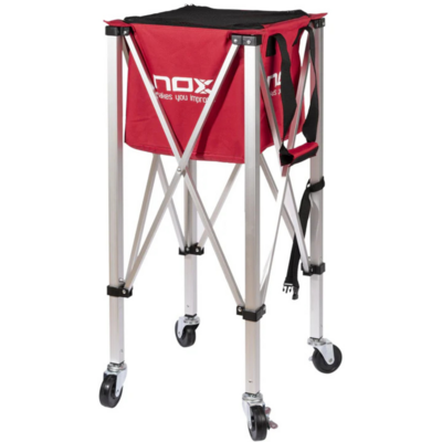 NOX Foldable Basket With Wheels - Red