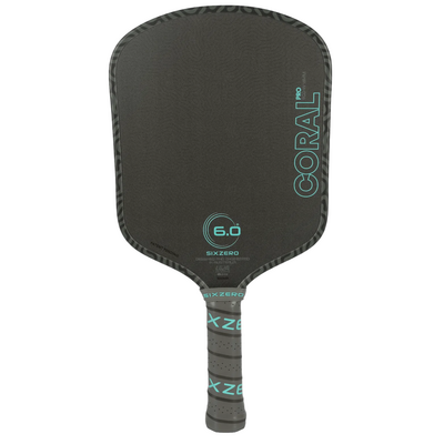 Six Zero Coral Pro Widebody 16mm Pickleball Paddle - Electric Blue